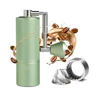 TIMEMORE Macina caffè manuale in acciaio inossidabile Macinatrice macinacaffè espresso con maniglia pieghevole Regolazione interna, Castagno C3S ESP PRO Verde