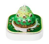 Timepiece Calendar - Paper LED 8.2x8.2x6.8cm | Tear Off Christmas Tree 2026 Calendar | Daily Learning Planner With 173 Pages For Holiday Countdown, Home Decoration, Educational Planning