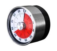 Timer - 1 Ora/60 Minuti Di Conteggio Di Allarme Down Alarming, Timer Di Produttività Del Cubo Con Audio Regolabile E Avviso Di Vibrazione - 1 Ora Promemoria Di Allarme Quadrato Nero, Conto Al