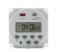 Timer 220V 110V 24V 12V CN101A Timer di potenza digitale Relè interruttore orario programmabile 16A CN101(24V)