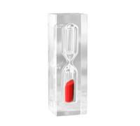 Timer a clessidra anti caduta per bambini gestione del tempo timer a clessidra permettendo ai bambini di concentrarsi sulle attività e imparare 3 minuti rosso