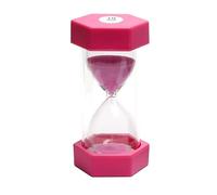 Timer a Clessidra, Sabbia Timer Orologio Ornamento, Time Management Set Home Office Decor Regalo, 10 minuti, rosa…