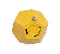 Timer a cubo: mini gestione del ricaricabile, gestore del tramite gravità intelligente, timer dodecaedro con indicatore LED, allarme autoregolante per allenamento e studio