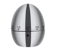 Timer a Forma di in Acciaio Inox, Sveglia Rotante 60 Minuti per, Strumento Cronometro da con Display Digitale e Suono Forte