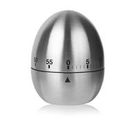 Timer a Forma di Uovo, Timer da Cucina, Ripristina, Timer da Cucina Meccanico in Acciaio Inox, per Panificazione, Pasticceria, Cottura, Sport