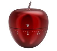 Timer a Mela Meccanico - 60 Minuti Timer Cucina Acciaio Inox con Allarme, Senza Batteria per Cucina Palestra Studio