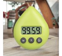 Timer a prova di umidità con funzione di memoria per l'efficienza quotidiana di routine (giallo e verde)