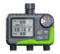 Timer acqua 3 zone con durata da 1 min a 8 ore e ciclo da 1 per for ora a 7