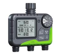 Timer acqua 3 zone con durata da 1 min a 8 ore e ciclo da 1 per ora a 7 giorni