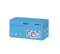 Timer analogico 24 ore Mini per 1 presa con interruttore, confezione x3; ideale per programmare l'accensione e lo spegnimento dei dispositivi elettrici.