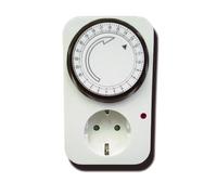 Timer Analogico 24h Cornwall Elettronico 3500W Programmatore Presa Step 15min