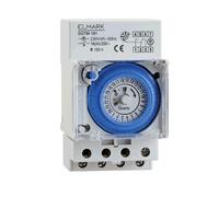 Timer analogico temporizzatore luci 24 ore da quadro elettrico su guida din
