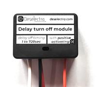 Timer auto INTERRUTTORE relè di tempo da 1 a 720s SEC KIT 12V/10A ritardo...