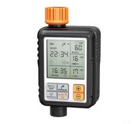 Timer automatico con ampio schermo LCD, timer intelligente con funzione di ritardo della pioggia, per irrigazione da giardino a batteria, per irrigazione esterna