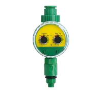 Timer automatico da giardino con ingresso in ottone, timer programmabile per tubi flessibili, impermeabile IP65, con ampio display LCD, sistema di irrigazione intelligente per prato e cortile