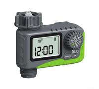 Timer automatico del tubo da giardino LCD funzione di ritardo della pioggia | Programmazione automatica, ritardo pioggia 24-72h, override manuale, grande schermo LCD, facile configurazione di torsione