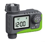 Timer automatico per tubo da giardino, funzione LCD di ritardo della | Programmazione automatica, ritardo pioggia 24-72h, override manuale, grande schermo LCD, facile configurazione di torsione