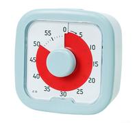 Timer colorato da 9 5 cm, un divertente aiuto visivo per i bambini per migliorare la consapevolezza del tempo e la disciplina (blu)