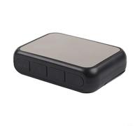 Timer con allarme forte e modalità muto, grande display LCD, conto alla rovescia con funzione di memoria per cucinare studi di cottura, supporto posteriore magnetico, foro per appenderlo, nero (nero)