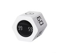Timer con sensore di gravità con 5 modalità preimpostate (1/5/10/30/60min) - Batteria da 8 mesi, suono a 3 velocità e modalità silenziosa, design compatto portatile per cucinare, studiare, fare sport