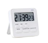 timer, Con timer luminoso, cucina, sport, studio, gioco, c/sveglia magnetica(White)