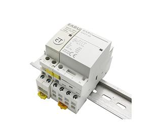 Timer contattore ausiliario intelligente AC 220V DC24V interruttore contattore modulare for uso domestico su guida Din fai-da-te 16A 20A 25A 40A 63A Componenti elettronici (Color : 4p Dc 24v, Size :