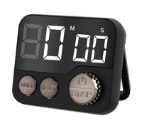 Timer Cucina Timer Digitale, Timer da Cucina Magnetico con Ampio Display LCD e Allarme Sonoro, Contaminuti come Cucinare, Cuocere al Forno, Sport, Esami, Giochi