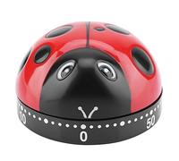 Timer da a forma di coccinella, timer meccanico manuale, timer meccanico a carica automatica da 60 minuti, promemoria per la cottura in