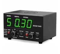 Timer da boxe, timer professionale a intervalli da palestra, con allarme cicalino regolabile, per Muay Thai, MMA, kickboxing, allenamento da 30 a 10 minuti e tempo di riposo 0/30/60 secondi