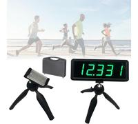Timer da corsa portatile a LED con treppiede, display a 5 cifre per sprint, distanza luminosa effettiva oltre 8 metri