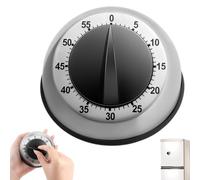 Timer Da Cucina - Allarme Ad Alta Voce Senza Batterie Promemoria Conto Alla Rovescia,Timer A Carica Manuale - Per Aula Studio Ristorante Cottura Lettura Compiti E Affrontare Incarichi