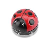 Timer Da Cucina, Contaminuti e Cronometro Digitale a Forma Di Coccinella Con Allarme Meccanico Rotante Sveglia Forte Conto Alla Rovescia Misuratore Meccanica 60 Minuti Per Cottura Al Forno Cucinare