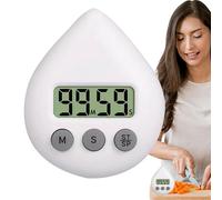 Timer da cucina - contatore di rovescio impermeabile, dispositivo di cronometraggio LCD | contatori impermeabili con a grande schermo | dispositivi di cronometraggio per sala da pranzo