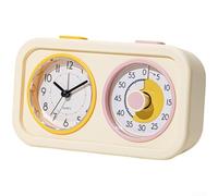 Timer da cucina da 60 minuti, conto alla rovescia visivo con allarme volume regolabile, timer con supporto magnetico per montaggio a parete (giallo)