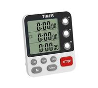 Timer Da Cucina Digitale 3 In 1: Timer Per Uova Magnetico, Timr Da Cucina Magnetico, Orologio Digitale A 3 | Cronometro Per Il Conto Alla Rovescia, Allarme Del Volume Regolabile, Per Sessioni