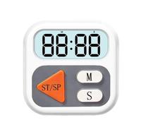 Timer da cucina digitale | Display LCD trasparente magnetico silenzioso orologio - Timer da cucina per cucinare, cuocere, barbecue, grigliare, classe, studio, allenamento, chef, anziani, bambini a