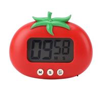 Timer da cucina digitale magnetico, cronometro con conto alla rovescia LCD | Timer digitali per aula, simpatico timer visivo per pomodori con allarme forte per cucine domestiche, scuole, sale giochi