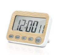 Timer da cucina digitale Timer per uova in legno con schermo LCD