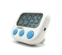 Timer da cucina elettronica digitale cucina Timer Orologio con allarme magnetico indietro e Stand, minuto secondo conteggio Up/conto alla rovescia, ampio Display LCD,bianco