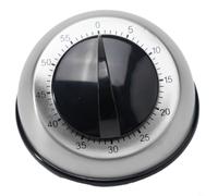 Timer da cucina in acciaio facile da usare 60 MINUTI con campanello ad anello lungo allarme facile controllo della cottura