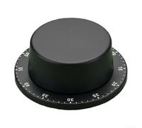 Timer da cucina in acciaio inossidabile 304 con base magnetica per un facile montaggio su elettrodomestici in metallo, conto alla rovescia meccanico preciso per cottura in forno (cappello argento)