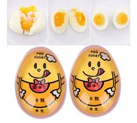 Timer da cucina in resina cambia colore 2 pezzi Eggtimer, timer per uova sode morbide che cambia colore una volta finito, per forniture per cucinare uova sode/morbide