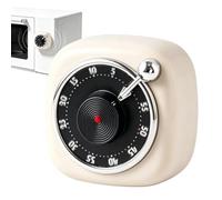 Timer da cucina magnetico divertente retro record meccanico magnetico | Timer di cottura preciso Gadget da cucina per frigorifero forno a microonde scrivania casa camera da letto soggiorno scuola
