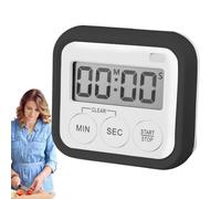 Timer da cucina magnetico, orologio timer con supporto magnetico | Timer da scrivania, secondo conteggio minuto, per aula, studiare, insegnare ai bambini