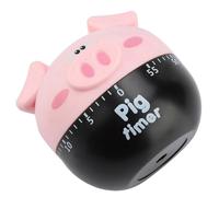 Timer da Cucina Maiale Cartone Animato, Timer da Cucina Carino per Ricordare il Tempo della Cucina, Timer Meccanici per Cuocere Al Forno Friggere Uova Biscotti Torte a Casa (rosa)