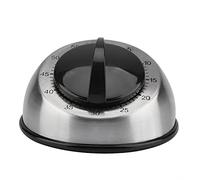 Timer da Cucina Meccanica,Meccanismo per Conto Alla Rovescia, Timer meccanico in Acciaio Inossidabile, Timer di Cottura da 60 Minuti, per il Conto alla Rovescia