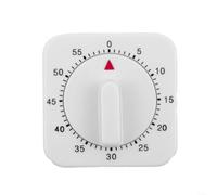 Timer da cucina meccanico da 60 minuti, orologio quadrato con conto alla rovescia, con allarme forte per cuocere, cucinare e barbecue, facile da caricare con chiari segni dei minuti