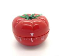 Timer da cucina meccanico da 60 minuti, senza batteria, allarme forte per cucinare e studiare, strumento di gestione del tempo in plastica per bambini e adulti, bianco
