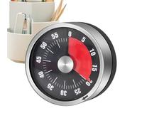 Timer da cucina meccanico visivo, timer da cucina, conto alla rovescia con allarme forte per preparare pasti a casa, aule, studio, palestra, dormitorio, scuola