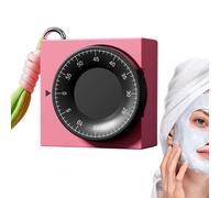 Timer da cucina - Orologio meccanico da cucina con allarme | Timer alimentare con cordino - per scrivania, tavolo, palestra, luogo di lavoro e aula cucina e casa